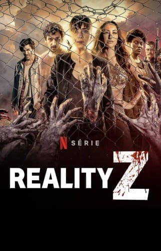 Capa da séries Reality Z, contendo a imagem de seis personagens, sendo um em primeiro plano 