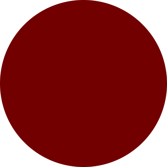 An ellipse in wine color